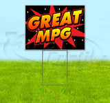 Great MPG Yard Sign