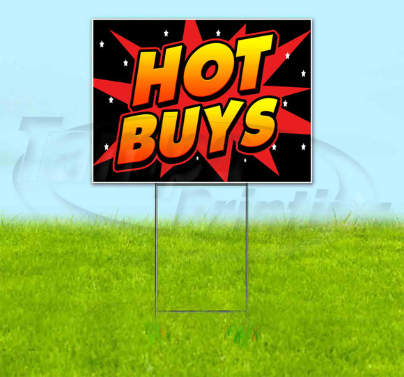 Hot Buys Yard Sign