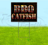 BBQ Catfish Yard Sign