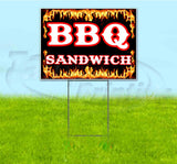 BBQ Sandwich Yard Sign