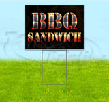 BBQ Sandwich Yard Sign