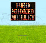 BBQ Smoked Mullet Yard Sign