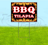BBQ Tilapia Yard Sign