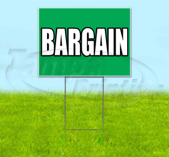 Bargain Yard Sign