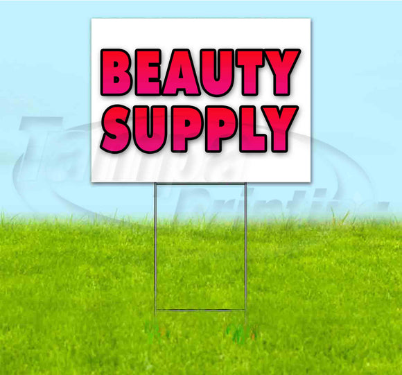 Beauty Supply Yard Sign