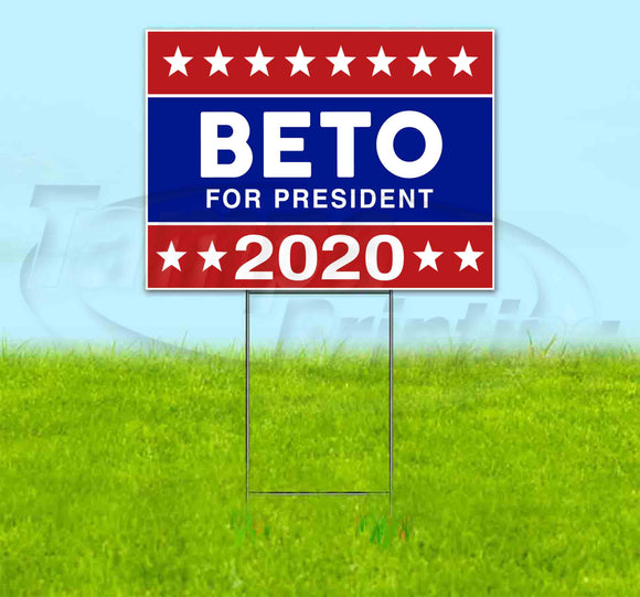 Beto For President 2020 Yard Sign