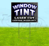 Curved Window Tint Yard Sign