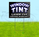Curved Window Tint Yard Sign