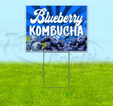 Blueberry Kombucha Yard Sign
