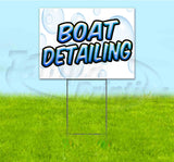 Boat Detailing Yard Sign