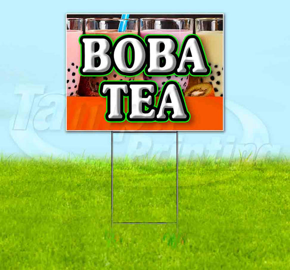 Boba Tea Yard Sign