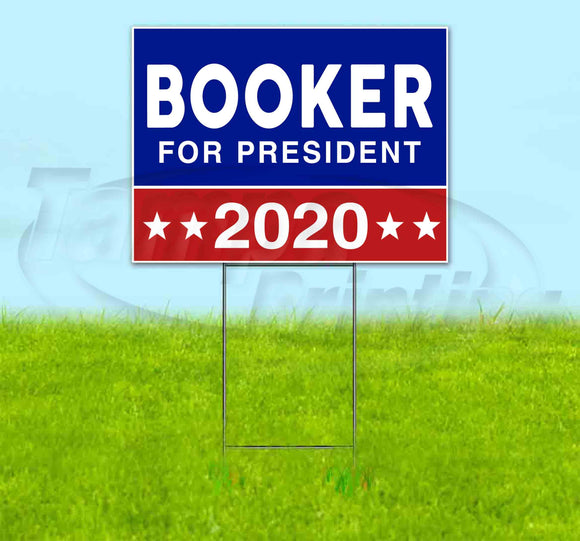 Booker For President 2020 Yard Sign