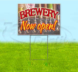 Brewery Open Yard Sign