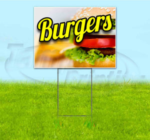 Burgers Yard Sign