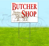 Butcher Shop Parts Yard Sign