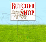 Butcher Shop Parts Yard Sign