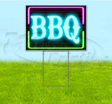 BBQ Neon Yard Sign
