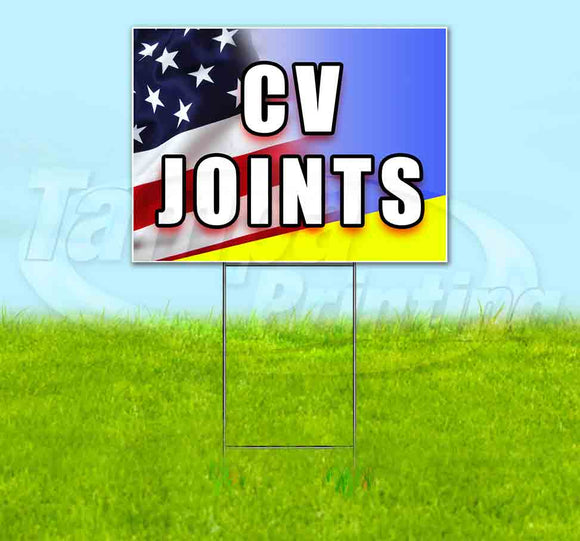 CV Joints Yard Sign