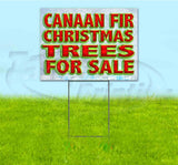Canaan Fir Christmas Trees For Sale Yard Sign