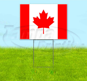 Canada Flag Yard Sign