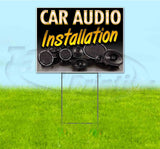 Car Audio Installation Yard Sign
