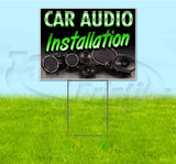 Car Audio Installation Yard Sign