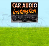 Car Audio Installation Yard Sign