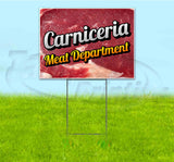 Carniceria Meat Department Yard Sign