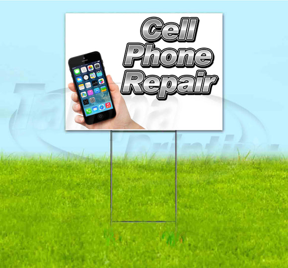 Cell Phone Repair Yard Sign