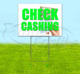 Check Cashing Yard Sign