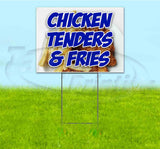 Chicken Tenders and Fries Yard Sign