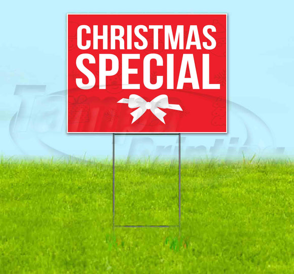 Christmas Specials Yard Sign