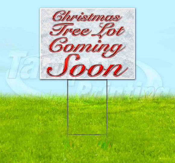 Christmas Tree Lot Coming Soon Yard Sign