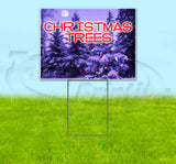 Christmas Trees Yard Sign