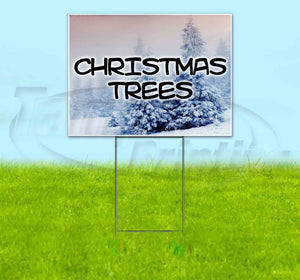 Christmas Trees v3 Yard Sign