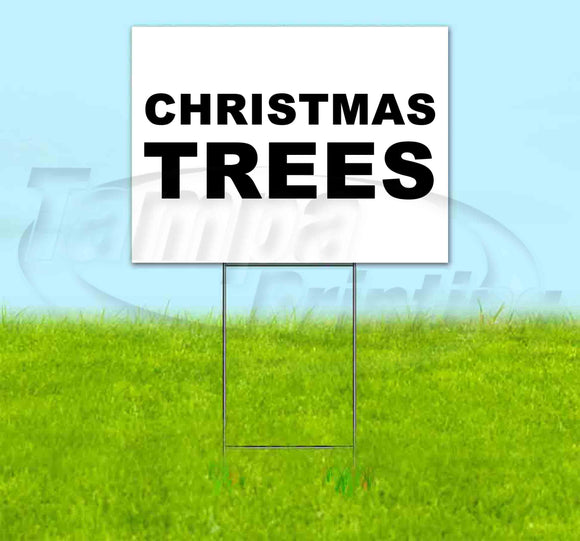 Christmas Trees v5 Yard Sign
