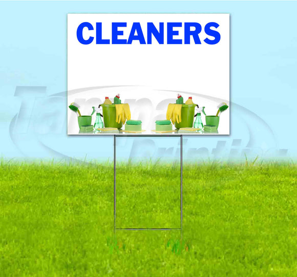 Cleaners Yard Sign