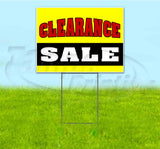 Clearance Sale Yard Sign