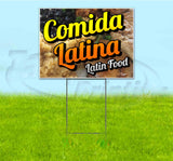 Comida Latina Latin Food Yard Sign