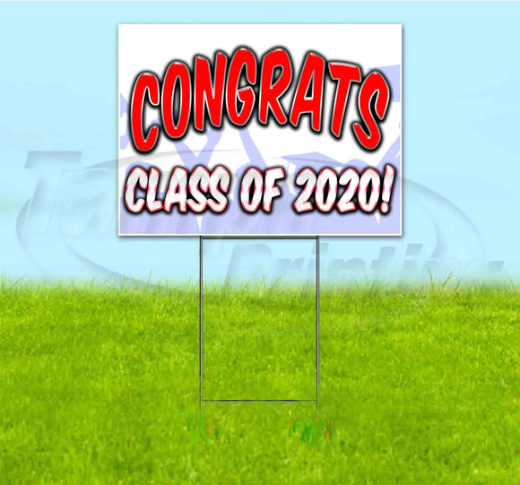 Congrats Class Of 2020 Yard Sign