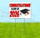Congrats Class Of 2026 Yard Sign
