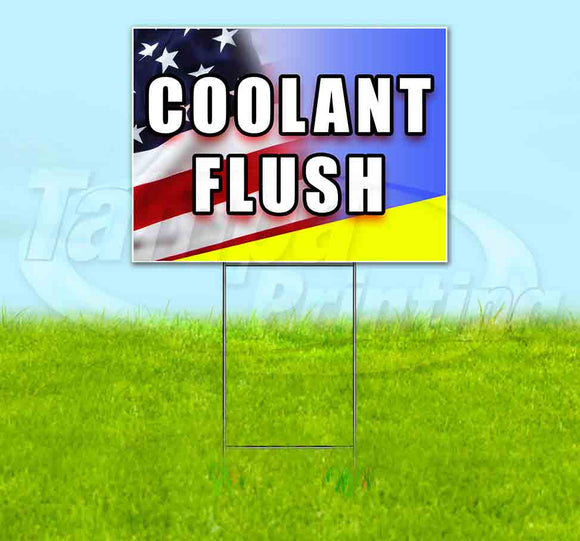 Coolant Flush Yard Sign