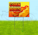 Corn Dogs RedYlw Yard Sign
