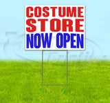 Costume Store Now Open Yard Sign