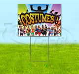 Costumes Yard Sign