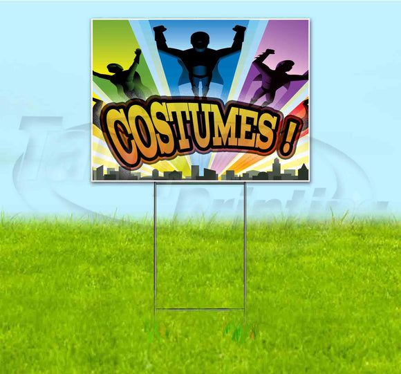 Costumes Yard Sign