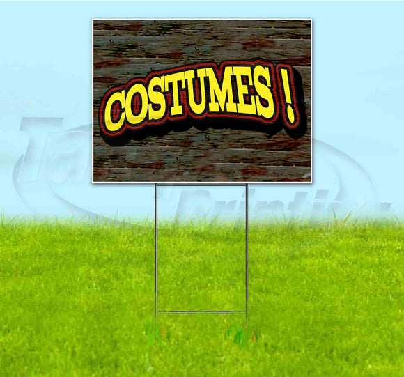 Costumes Yard Sign