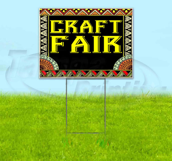 Craft Fair Yard Sign