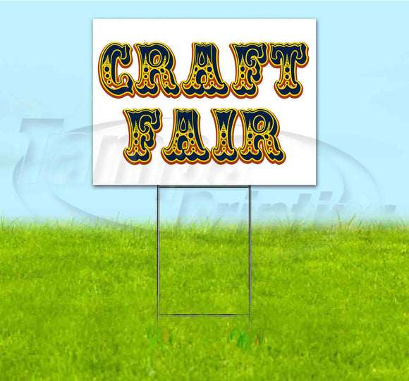 Craft Fair Yard Sign