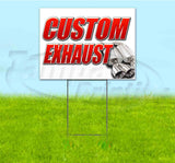 Custom Exhaust Yard Sign